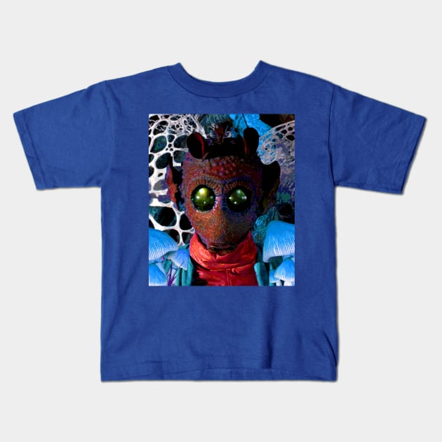 Through the Portal Kids T-Shirt by Plasticman